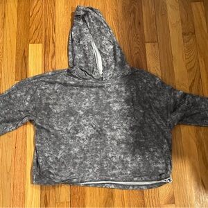Gray Tie-Dye Hoodie